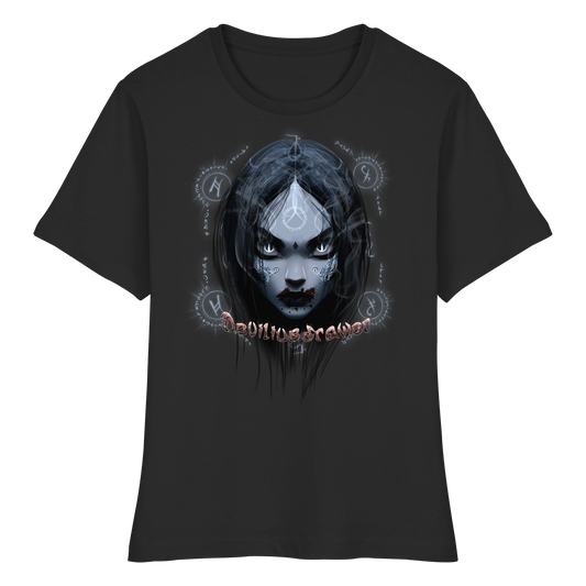 Deviliusdrawer Vampiric Elf - Fitted Ladies Organic Shirt