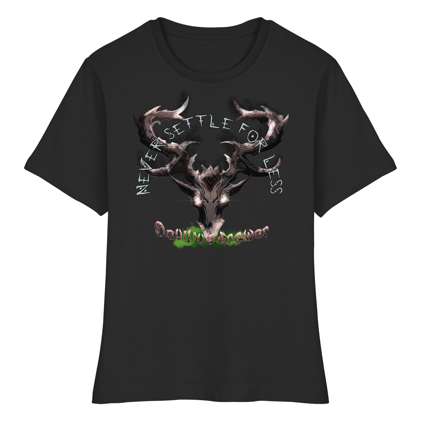 Deviliusdrawer Cruel Deer - Fitted Ladies Organic Shirt