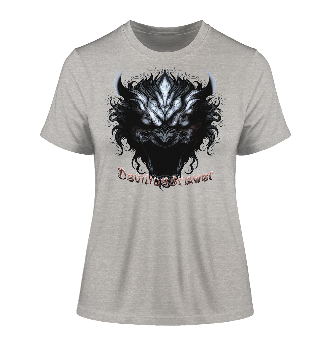 Deviliusdrawer Zombie Demon - Fitted Ladies Organic Shirt