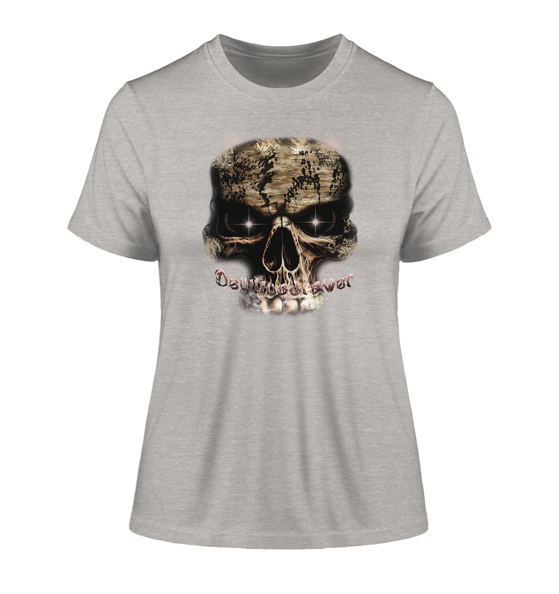Deviliusdrawer Skeleton Eye - Fitted Ladies Organic Shirt