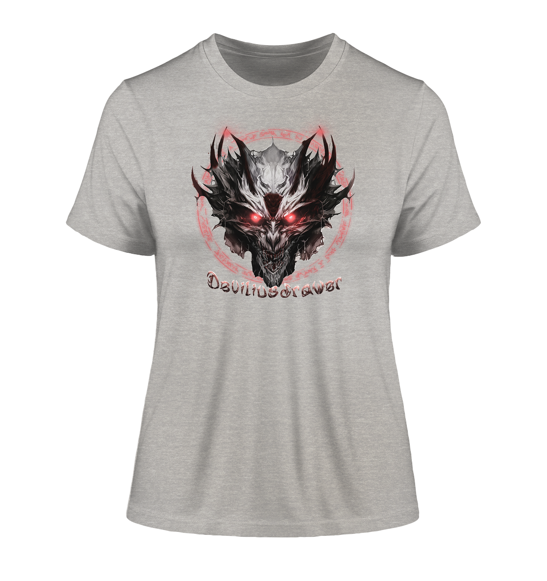 Deviliusdrawer Magic Glow Devil - Fitted Ladies Organic Shirt