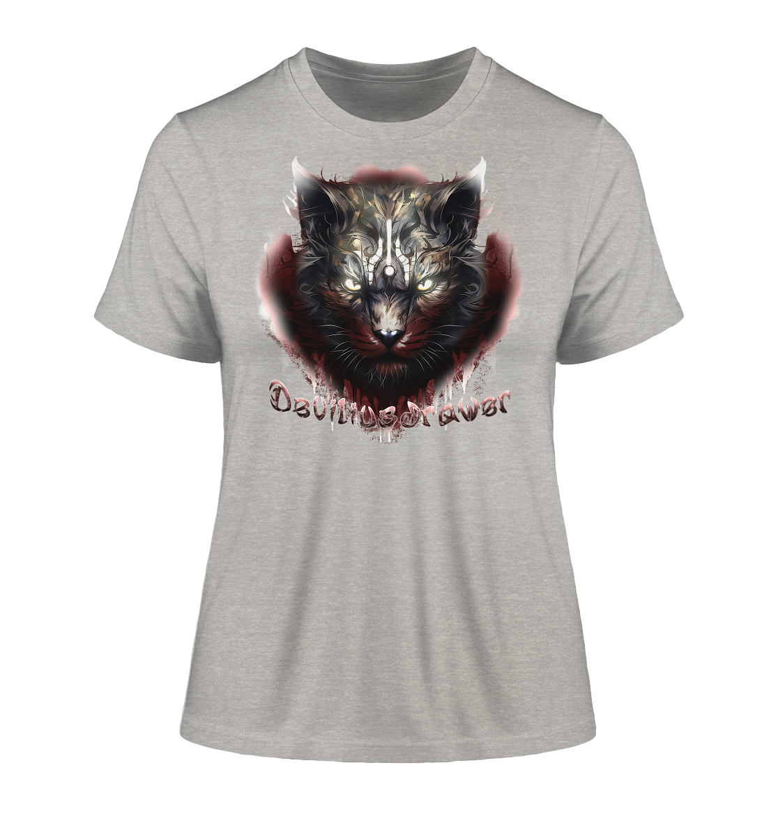 Deviliusdrawer Angry Badass - Fitted Ladies Organic Shirt