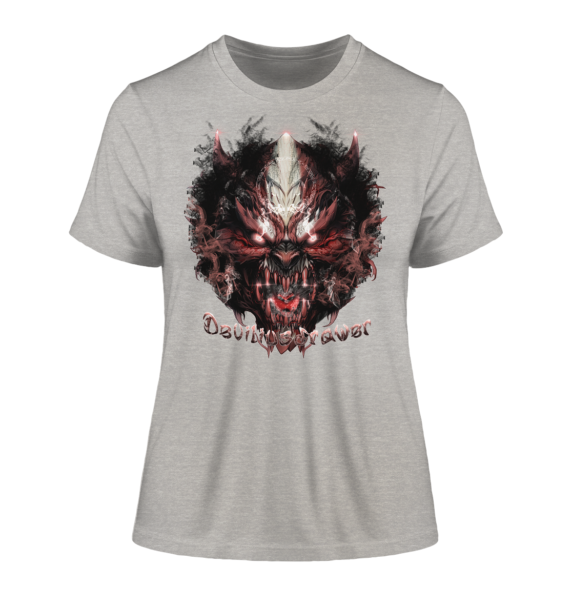 Deviliusdrawer Bloody Demon Vampire - Fitted Ladies Organic Shirt