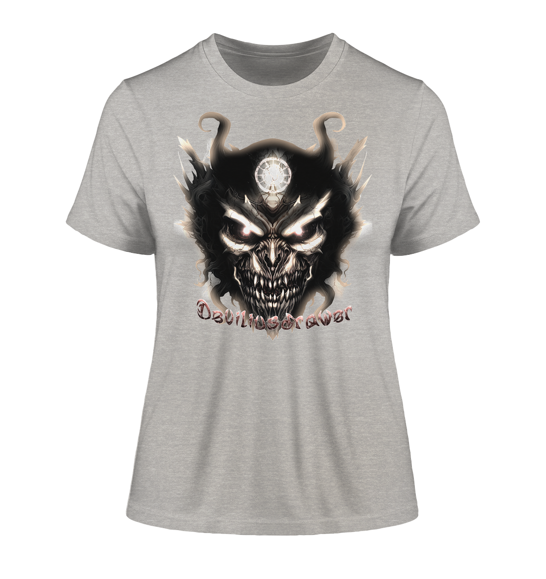 Deviliusdrawer Dark Devil - Fitted Ladies Organic Shirt