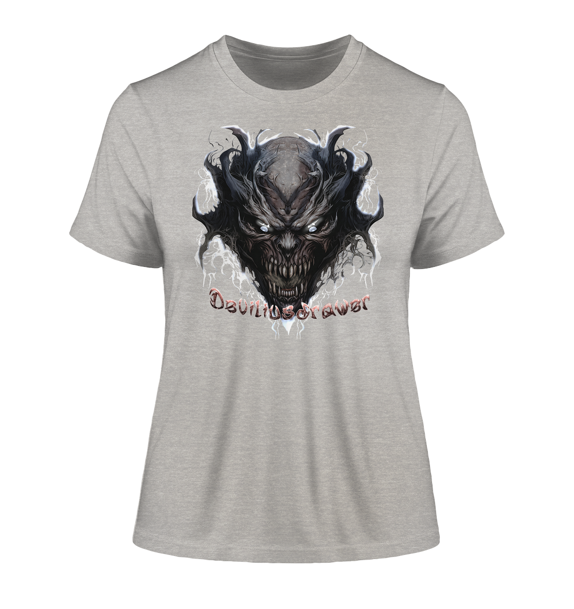 Deviliusdrawer Ice Demon - Fitted Ladies Organic Shirt