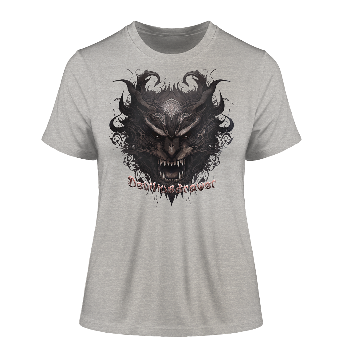 Deviliusdrawer Devils Demon - Fitted Ladies Organic Shirt