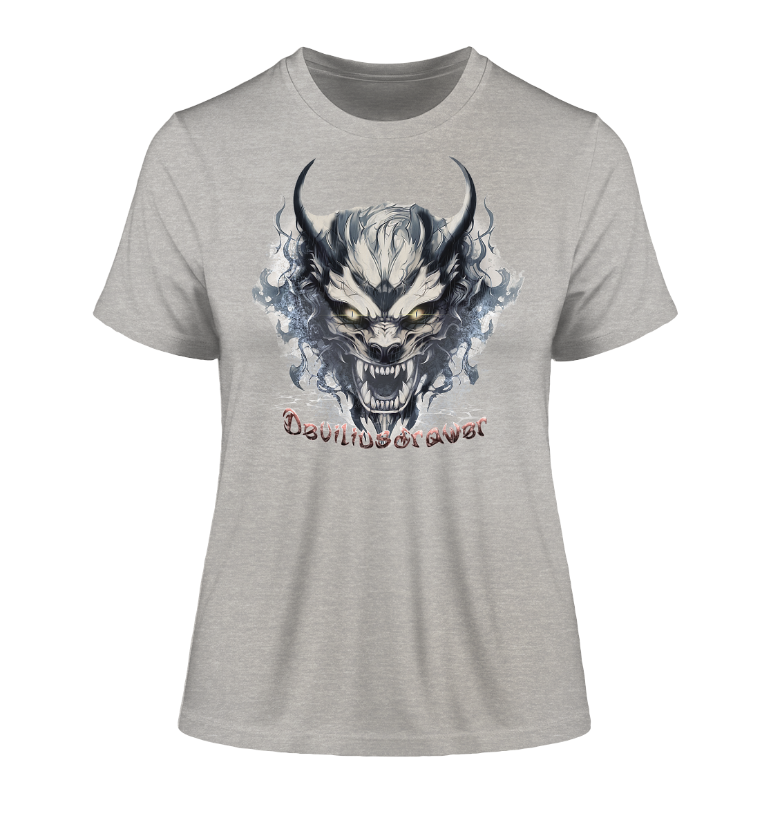 Deviliusdrawer Water Demon - Fitted Ladies Organic Shirt