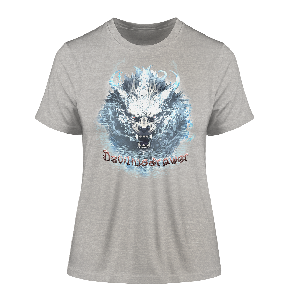 Deviliusdrawer Water Tiger - Fitted Ladies Organic Shirt