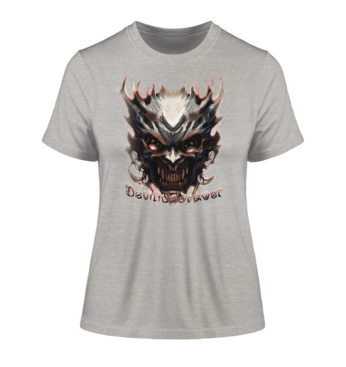 Deviliusdrawer Blood Demon - Fitted Ladies Organic Shirt