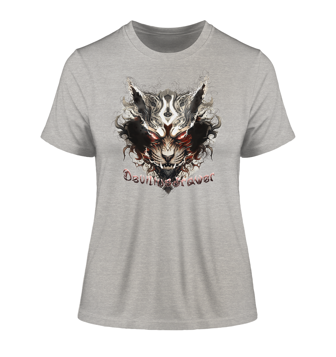 Deviliusdrawer Wild Hotcat  - Fitted Ladies Organic Shirt