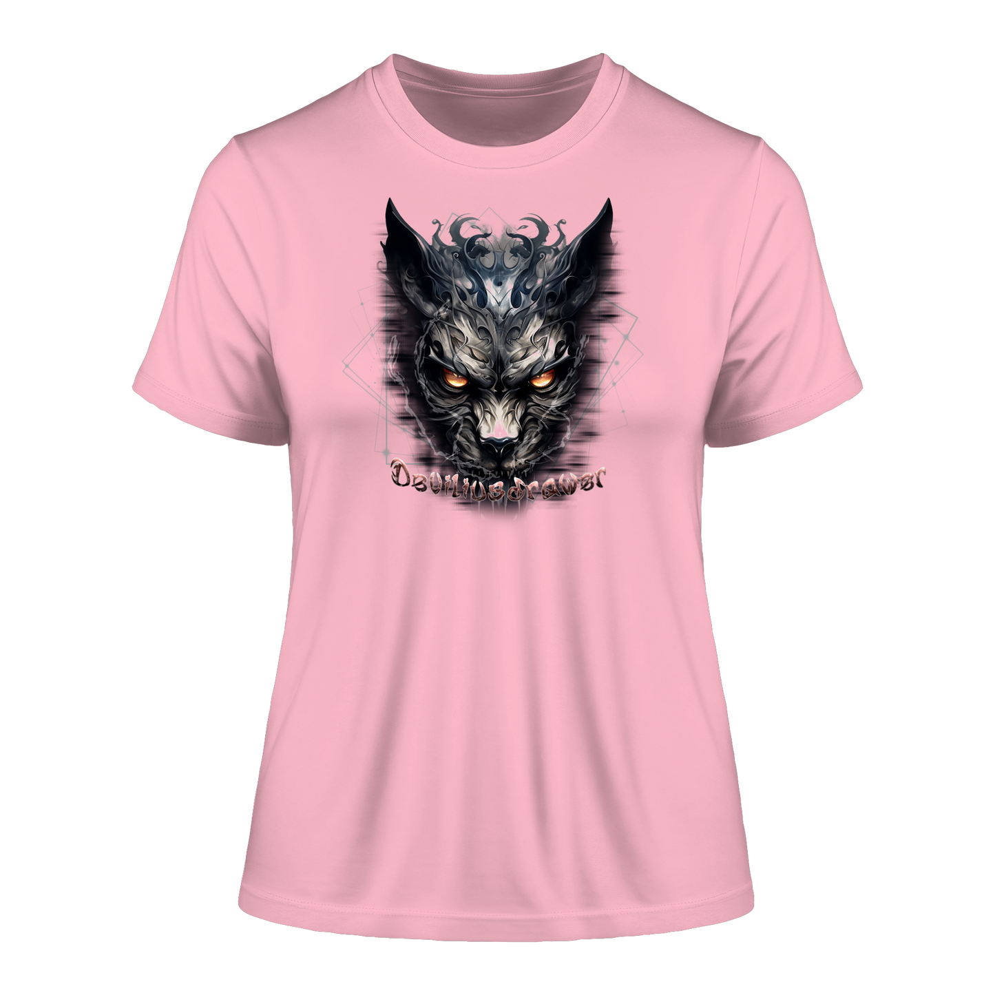 Deviliusdrawer Dark Wearwolf - Fitted Ladies Organic Shirt