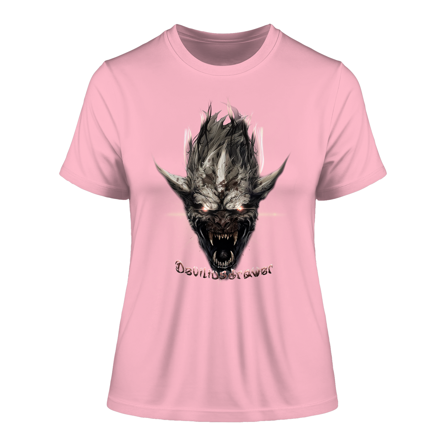 Deviliusdrawer Beast Wearwolf - Fitted Ladies Organic Shirt