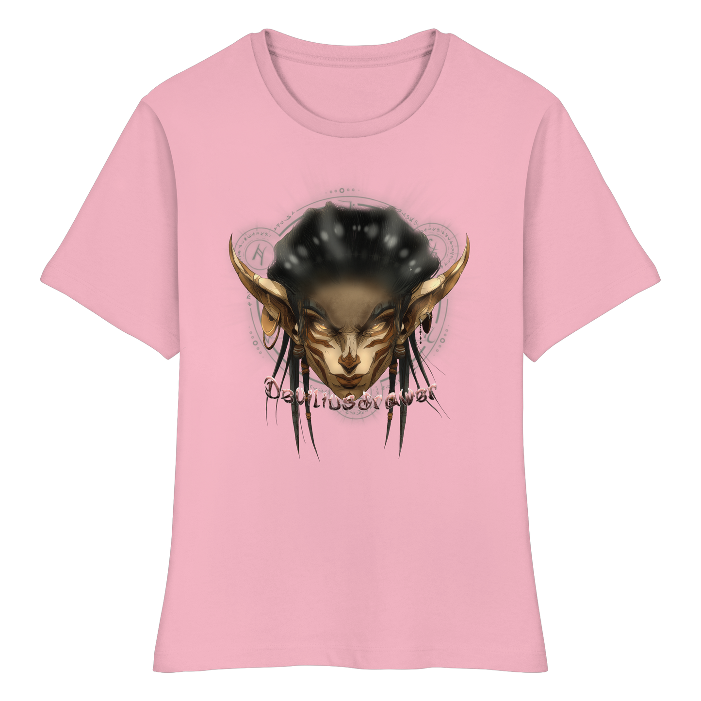 Deviliusdrawer Gold Magician Elf - Fitted Ladies Organic Shirt
