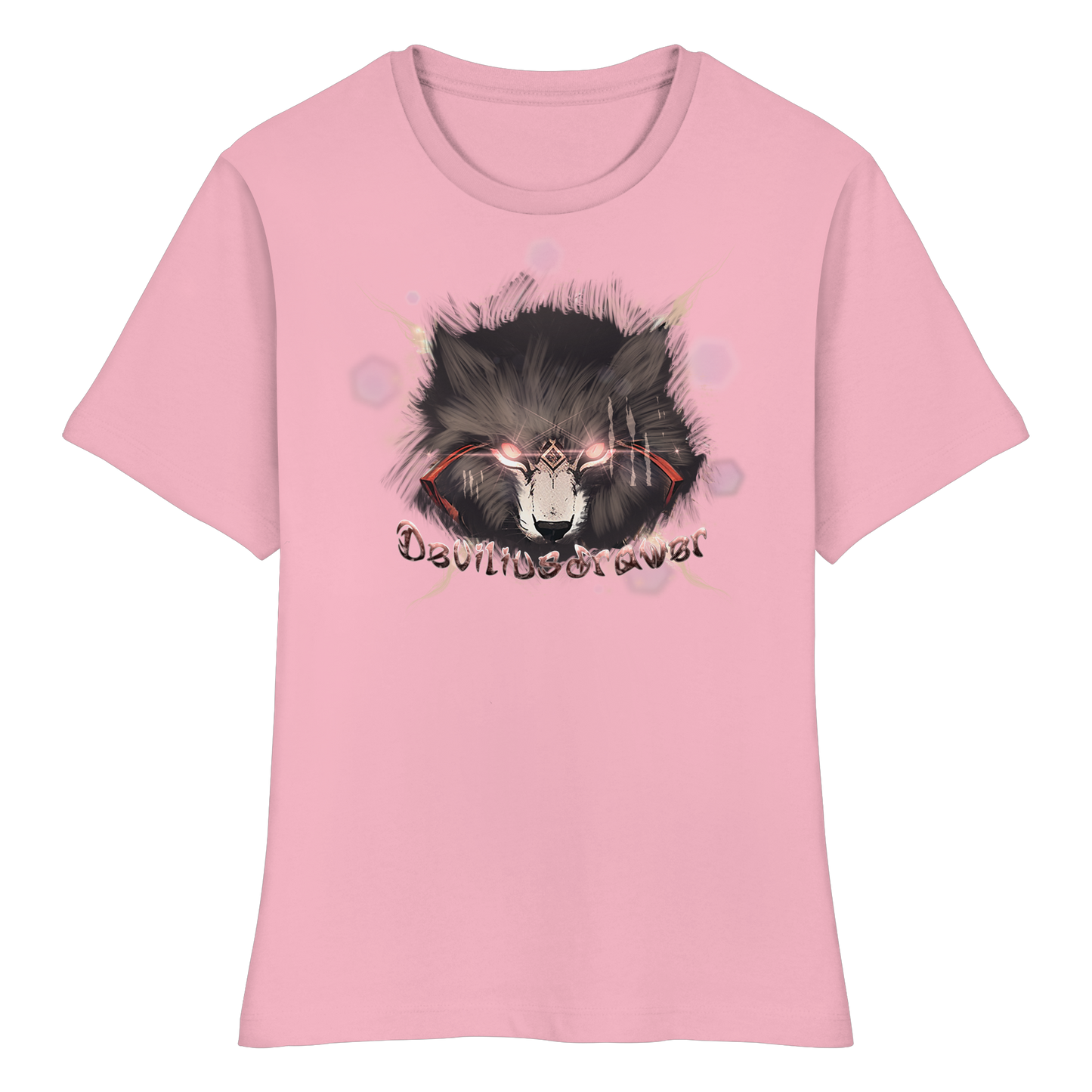 Deviliusdrawer Sparking Wolf - Fitted Ladies Organic Shirt