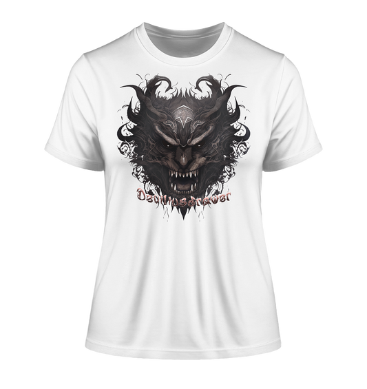 Deviliusdrawer Devils Demon - Fitted Ladies Organic Shirt