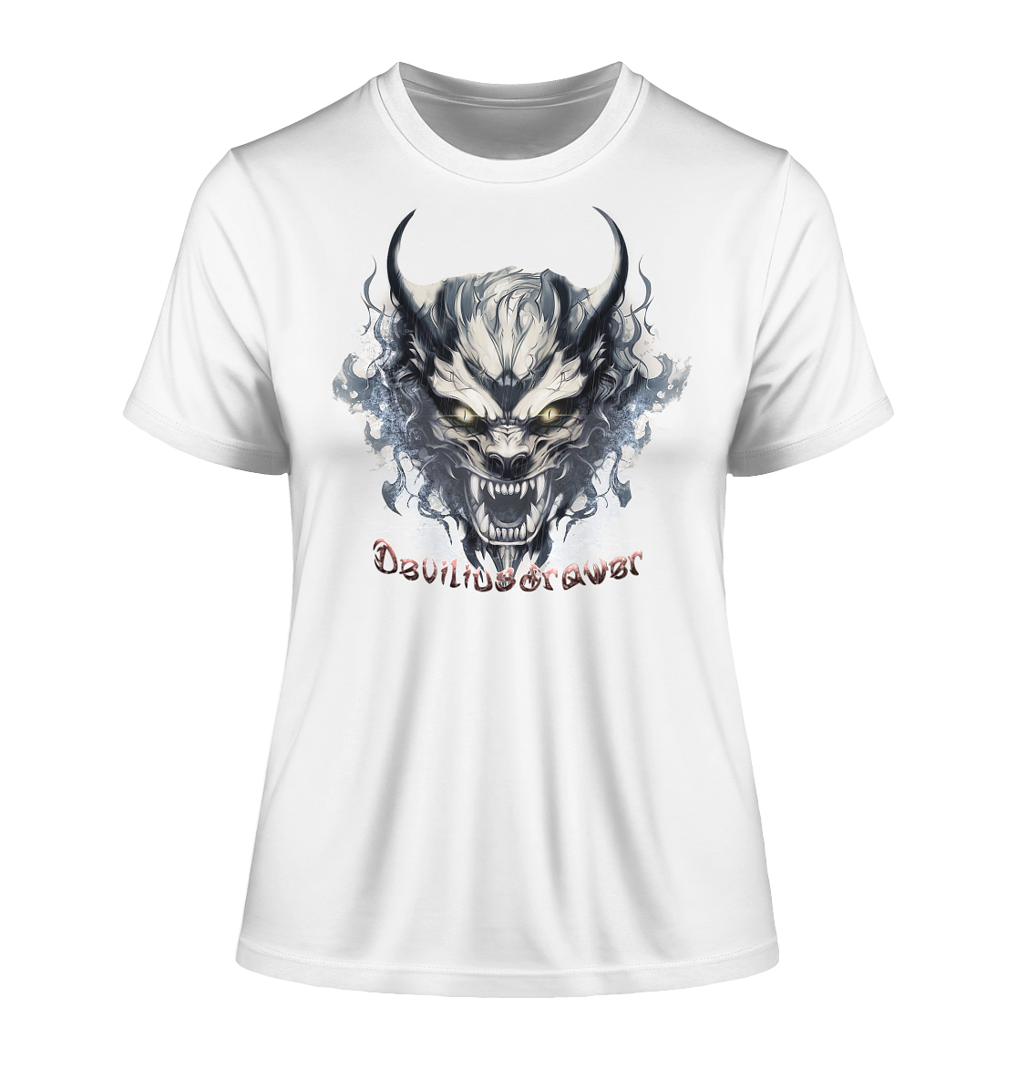 Deviliusdrawer Water Demon - Fitted Ladies Organic Shirt