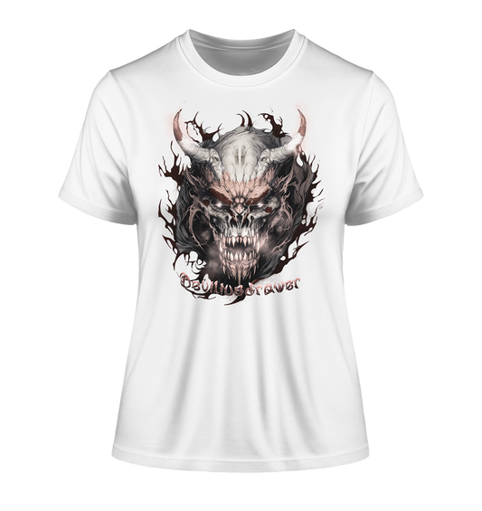 Deviliusdrawer Beast Demon - Fitted Ladies Organic Shirt