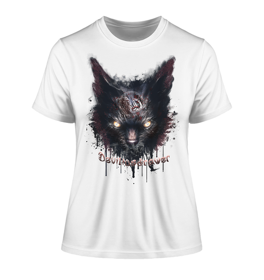 Deviliusdrawer Zombie Cat - Fitted Ladies Organic Shirt
