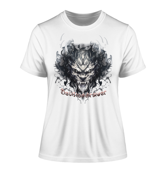 Deviliusdrawer Smoke Beast - Fitted Ladies Organic Shirt