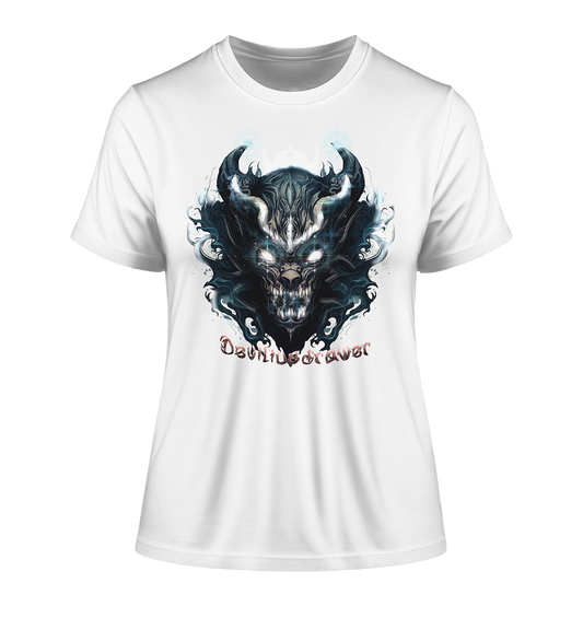 Deviliusdrawer Demonic Star - Fitted Ladies Organic Shirt