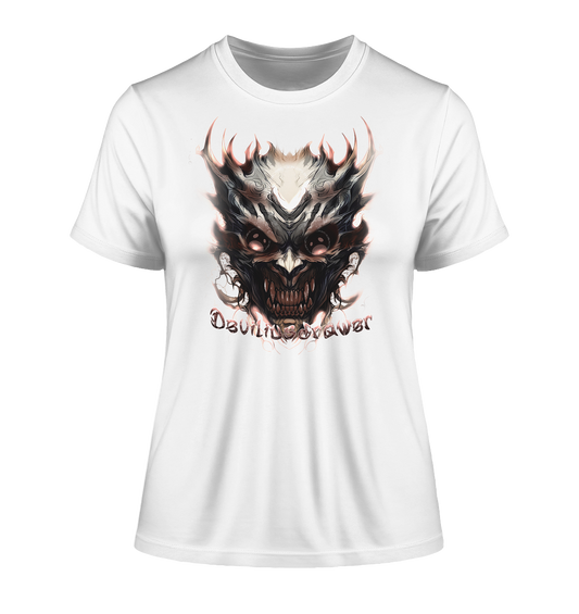 Deviliusdrawer Blood Demon - Fitted Ladies Organic Shirt