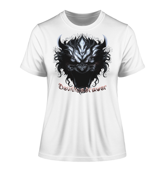 Deviliusdrawer Zombie Demon - Fitted Ladies Organic Shirt