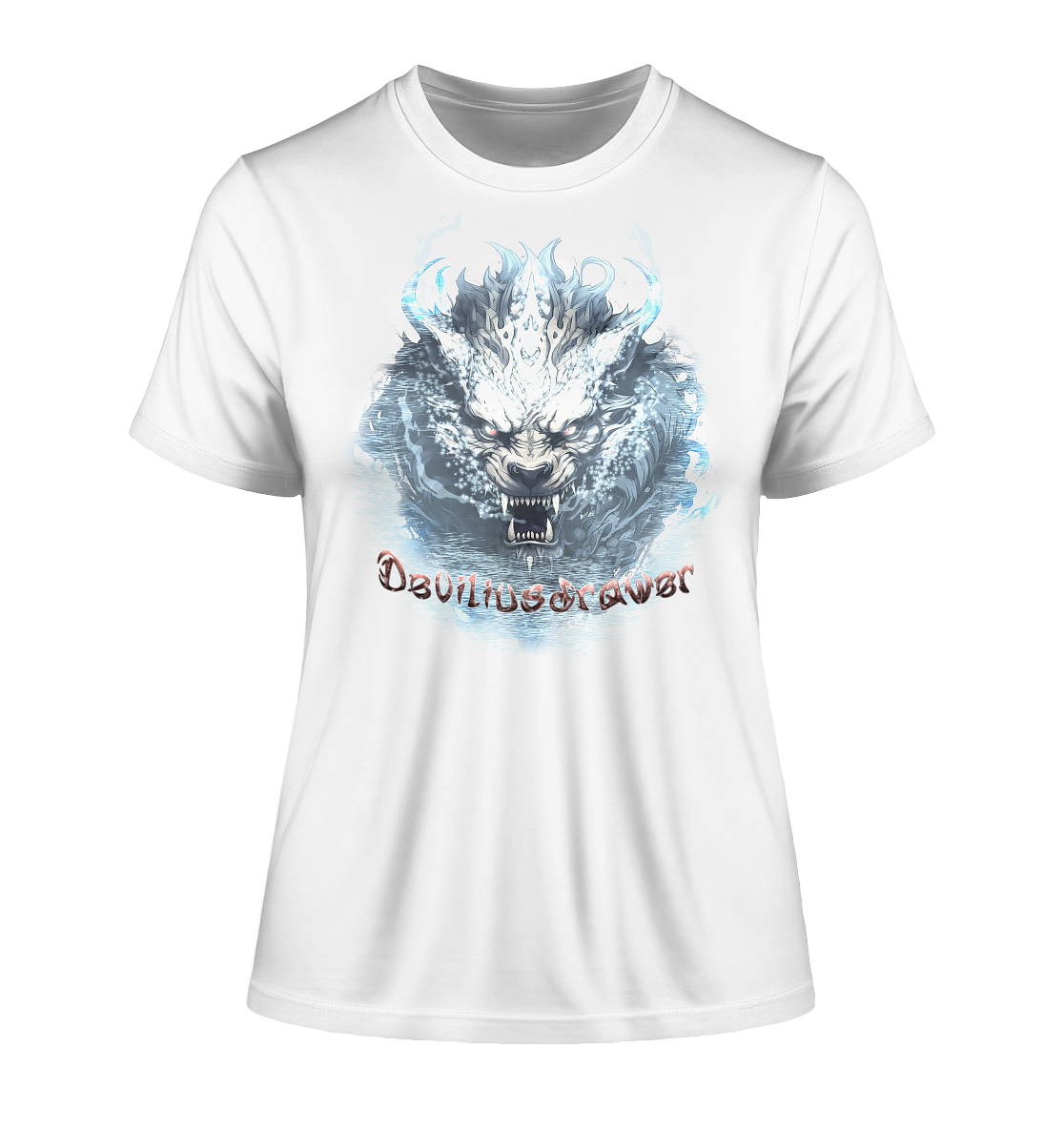 Deviliusdrawer Water Tiger - Fitted Ladies Organic Shirt