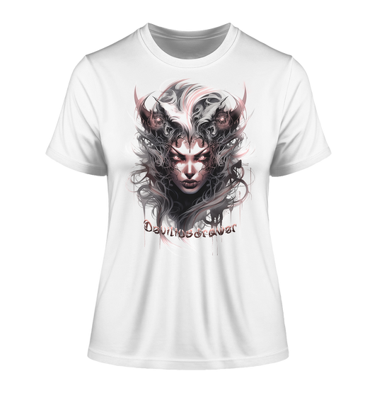Deviliusdrawer Demonic Elf - Fitted Ladies Organic Shirt