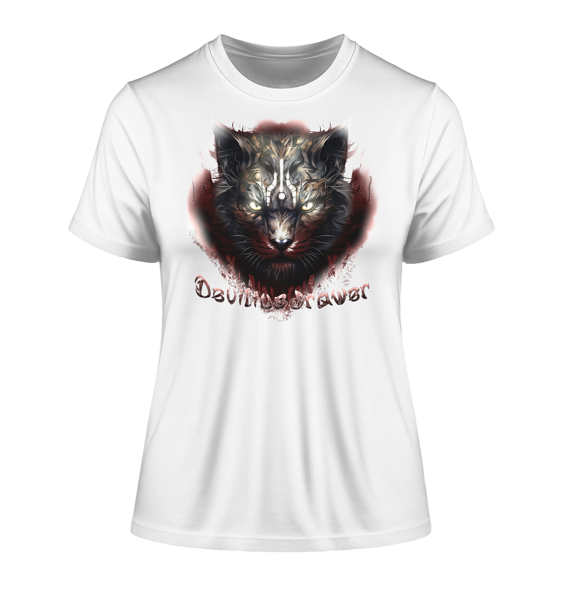 Deviliusdrawer Angry Badass - Fitted Ladies Organic Shirt