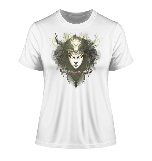 Deviliusdrawer Golden Demonica - Fitted Ladies Organic Shirt