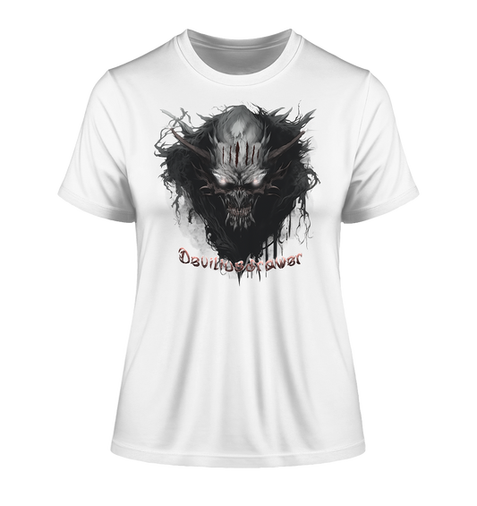Deviliusdrawer Dark Smoke Demon - Fitted Ladies Organic Shirt