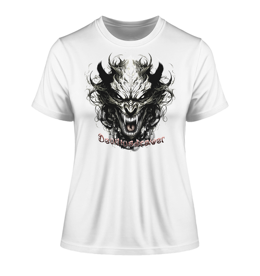 Deviliusdrawer Devil Vampire - Fitted Ladies Organic Shirt