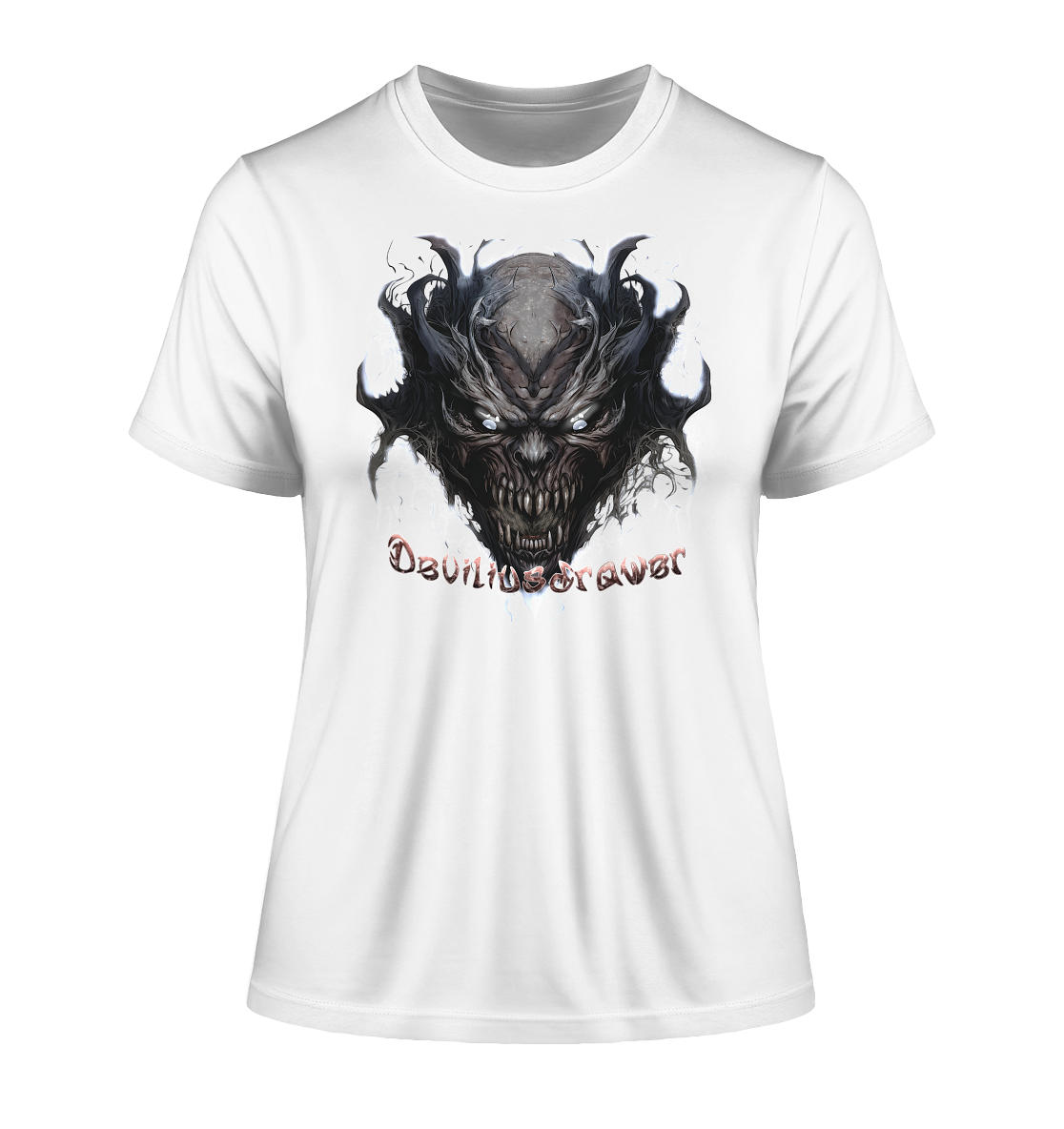 Deviliusdrawer Ice Demon - Fitted Ladies Organic Shirt