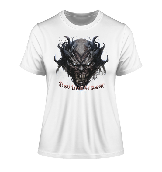 Deviliusdrawer Ice Demon - Fitted Ladies Organic Shirt
