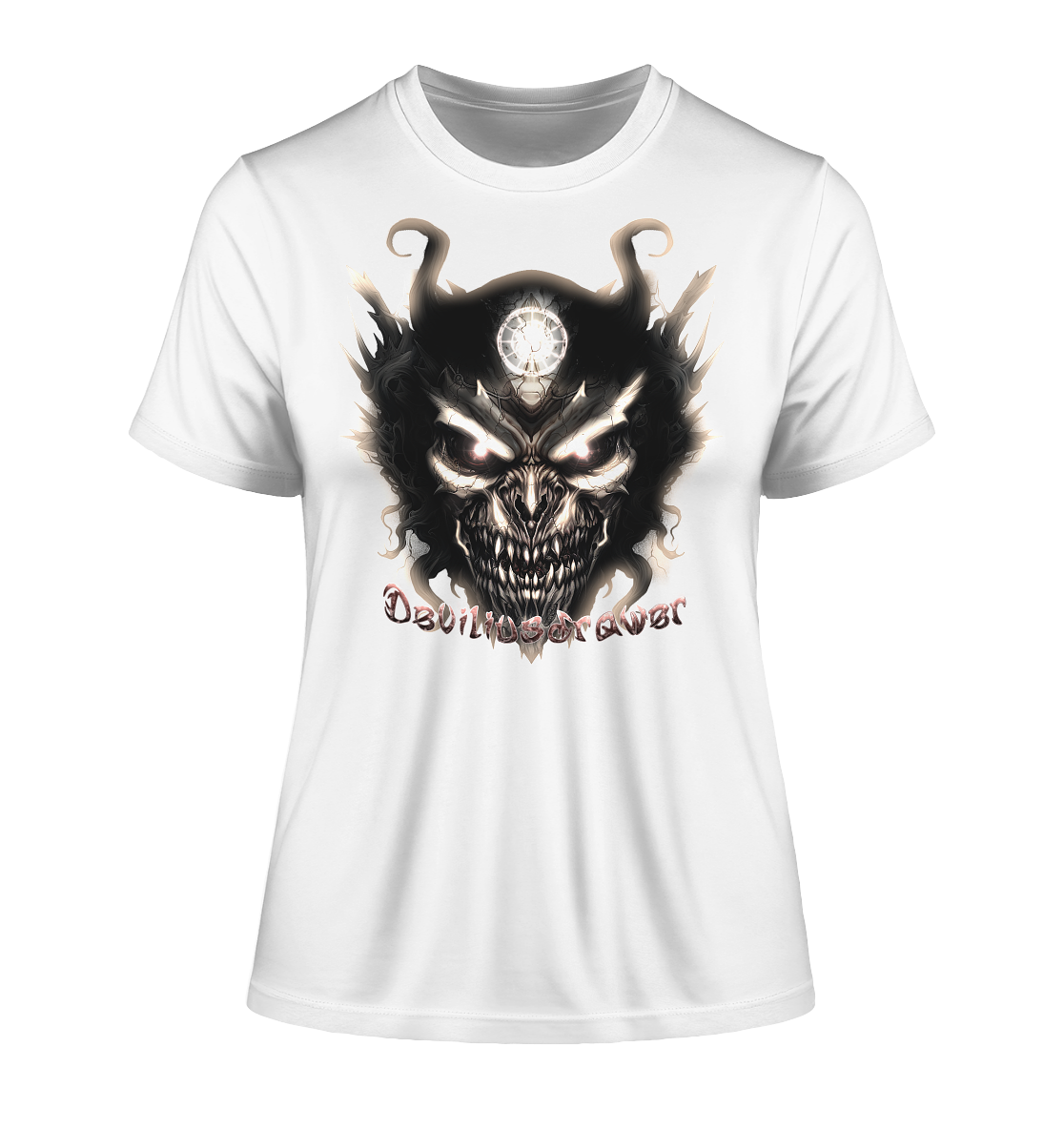 Deviliusdrawer Dark Devil - Fitted Ladies Organic Shirt