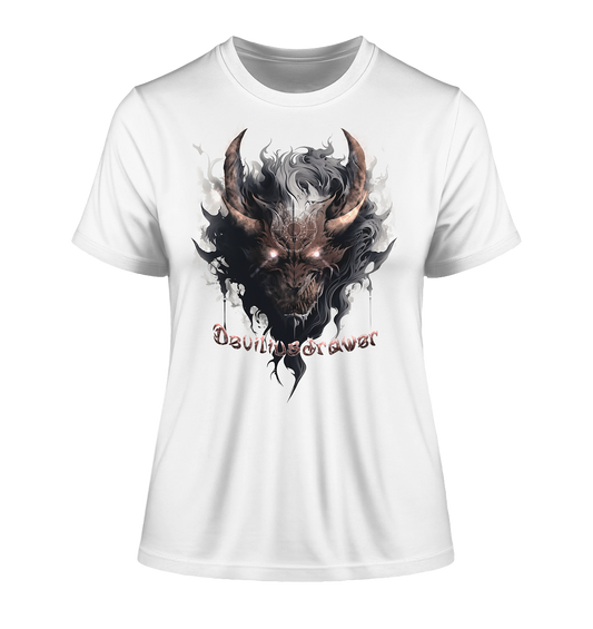 Deviliusdrawer Magic Redeyed Demon - Fitted Ladies Organic Shirt