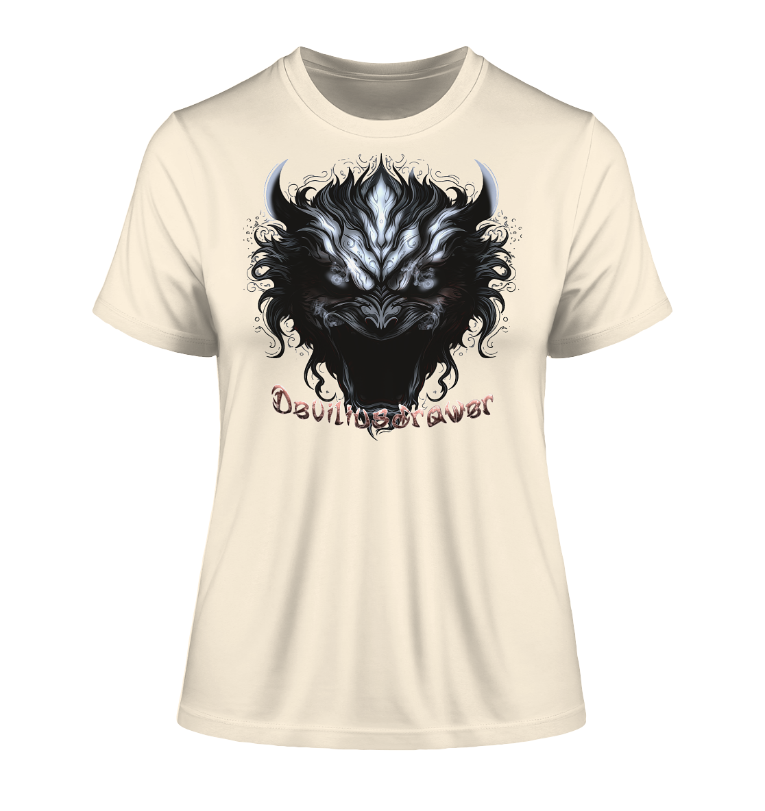 Deviliusdrawer Zombie Demon - Fitted Ladies Organic Shirt