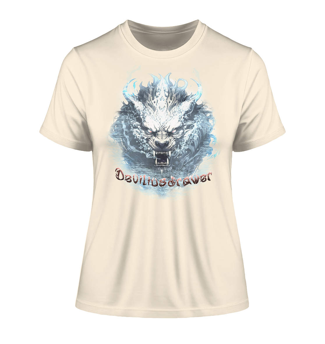 Deviliusdrawer Water Tiger - Fitted Ladies Organic Shirt