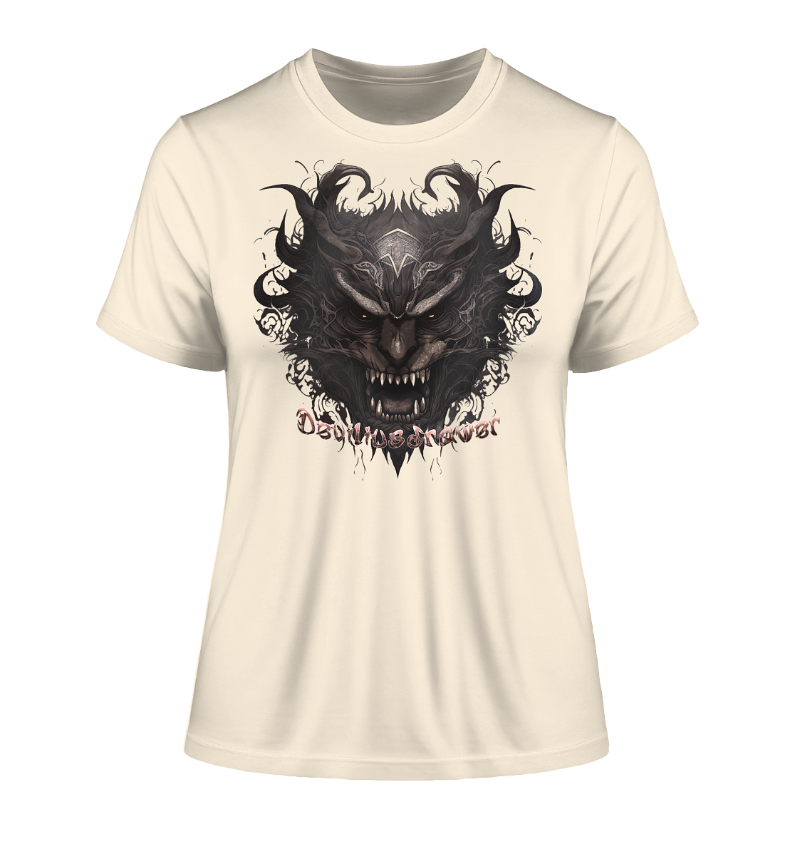 Deviliusdrawer Devils Demon - Fitted Ladies Organic Shirt