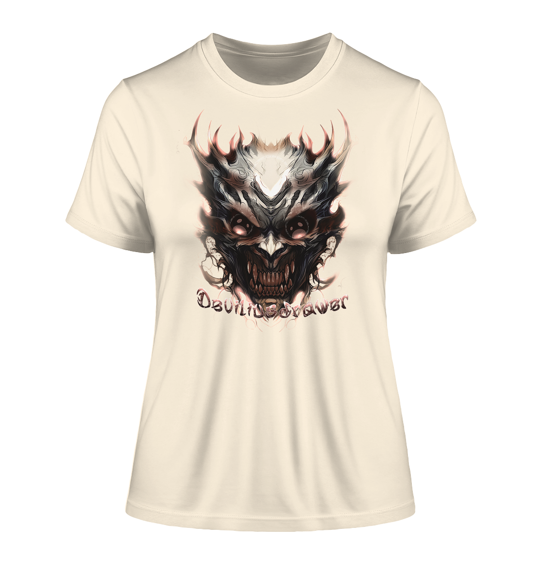 Deviliusdrawer Blood Demon - Fitted Ladies Organic Shirt
