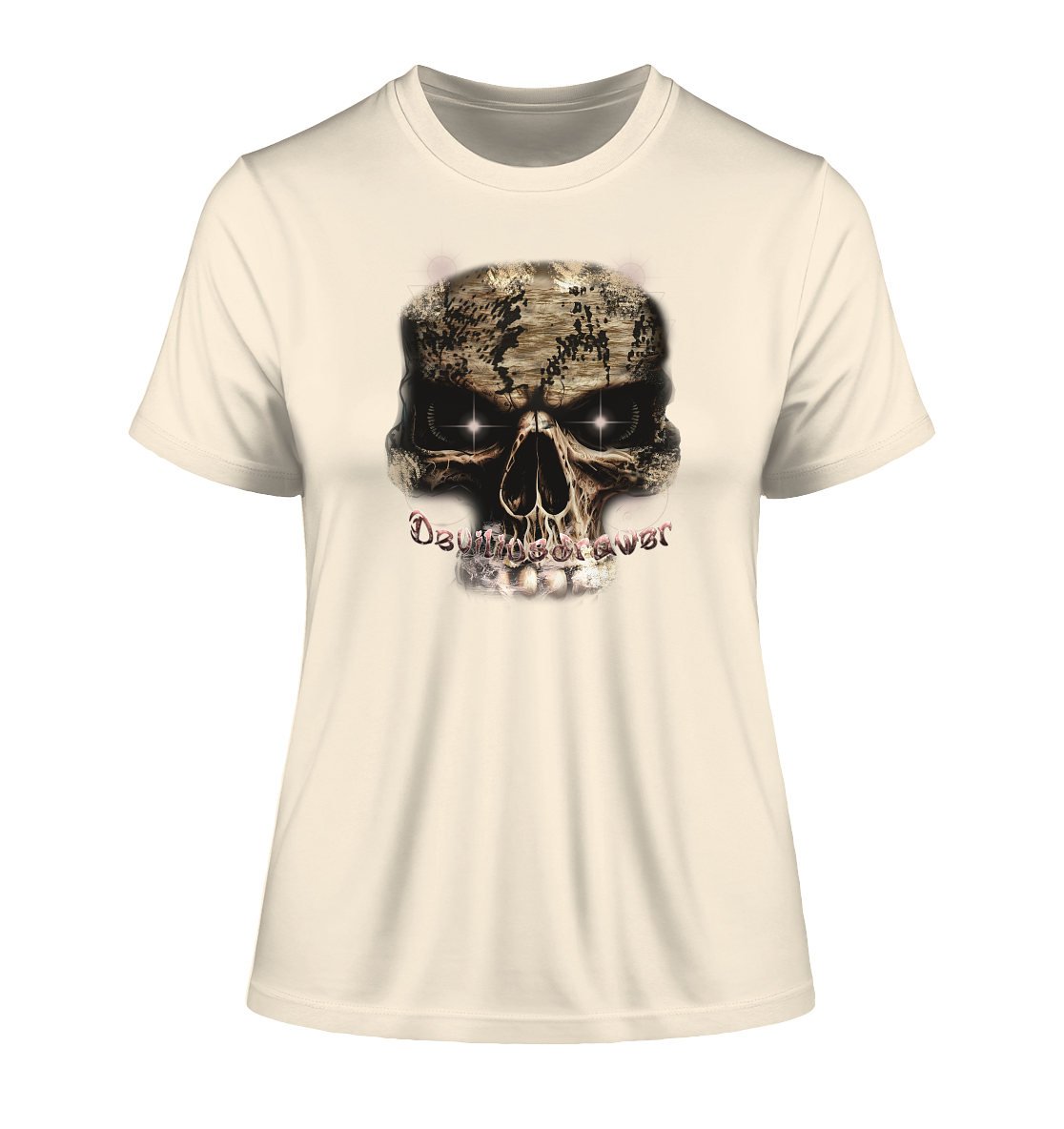 Deviliusdrawer Skeleton Eye - Fitted Ladies Organic Shirt