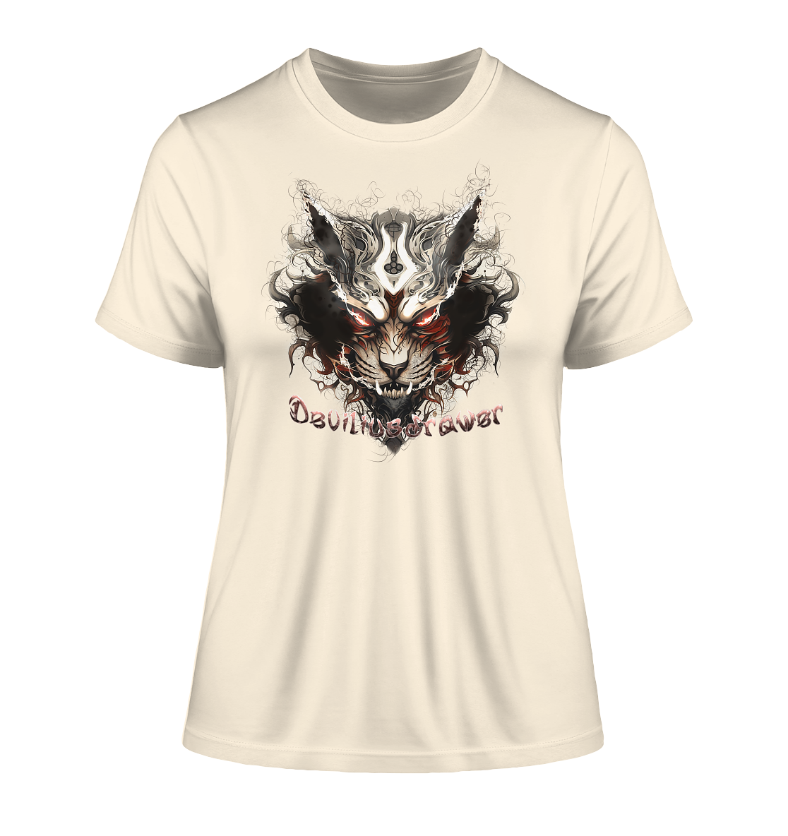 Deviliusdrawer Wild Hotcat  - Fitted Ladies Organic Shirt