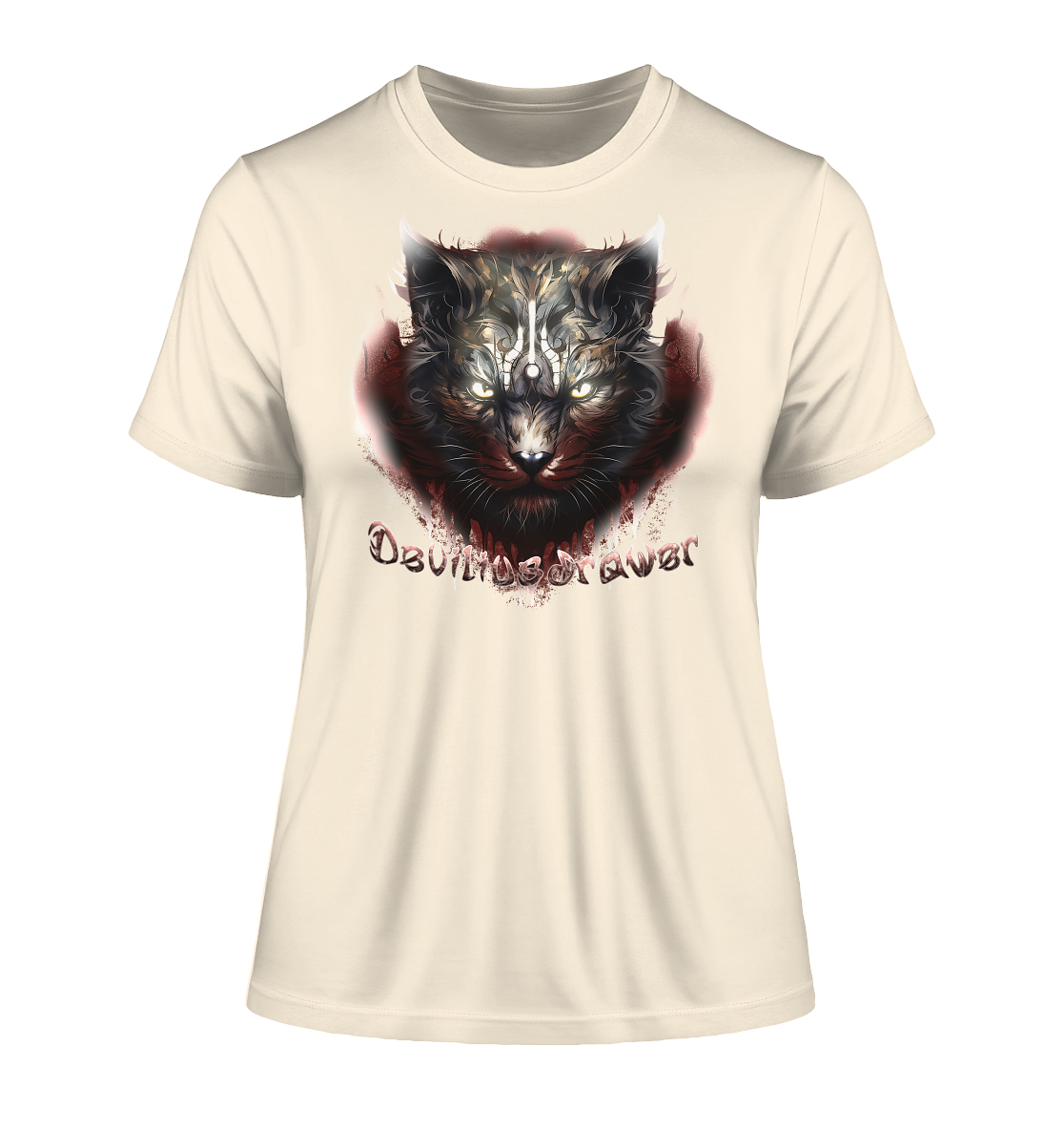 Deviliusdrawer Angry Badass - Fitted Ladies Organic Shirt