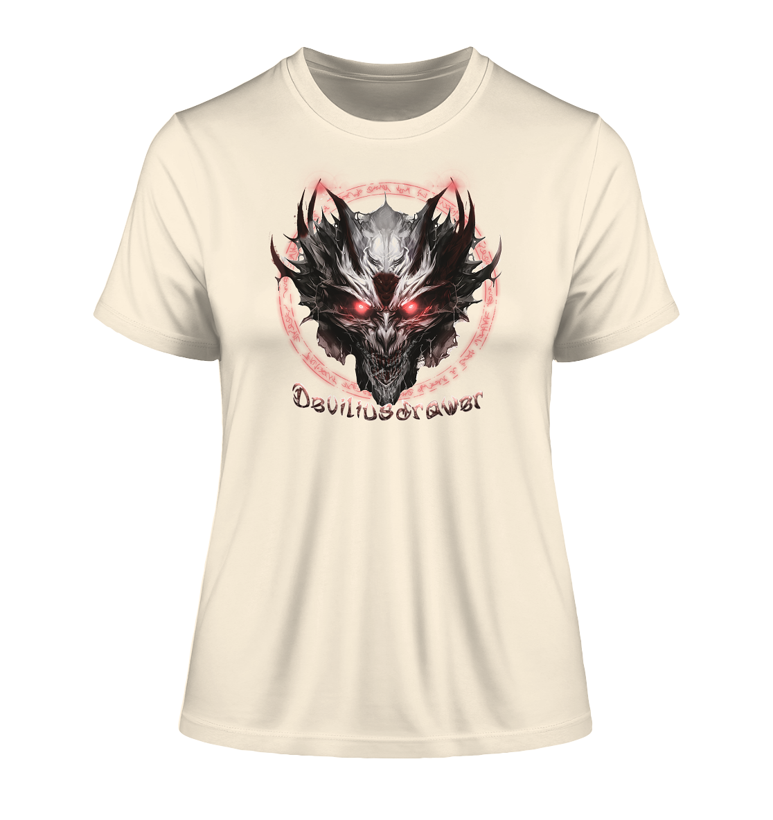 Deviliusdrawer Magic Glow Devil - Fitted Ladies Organic Shirt