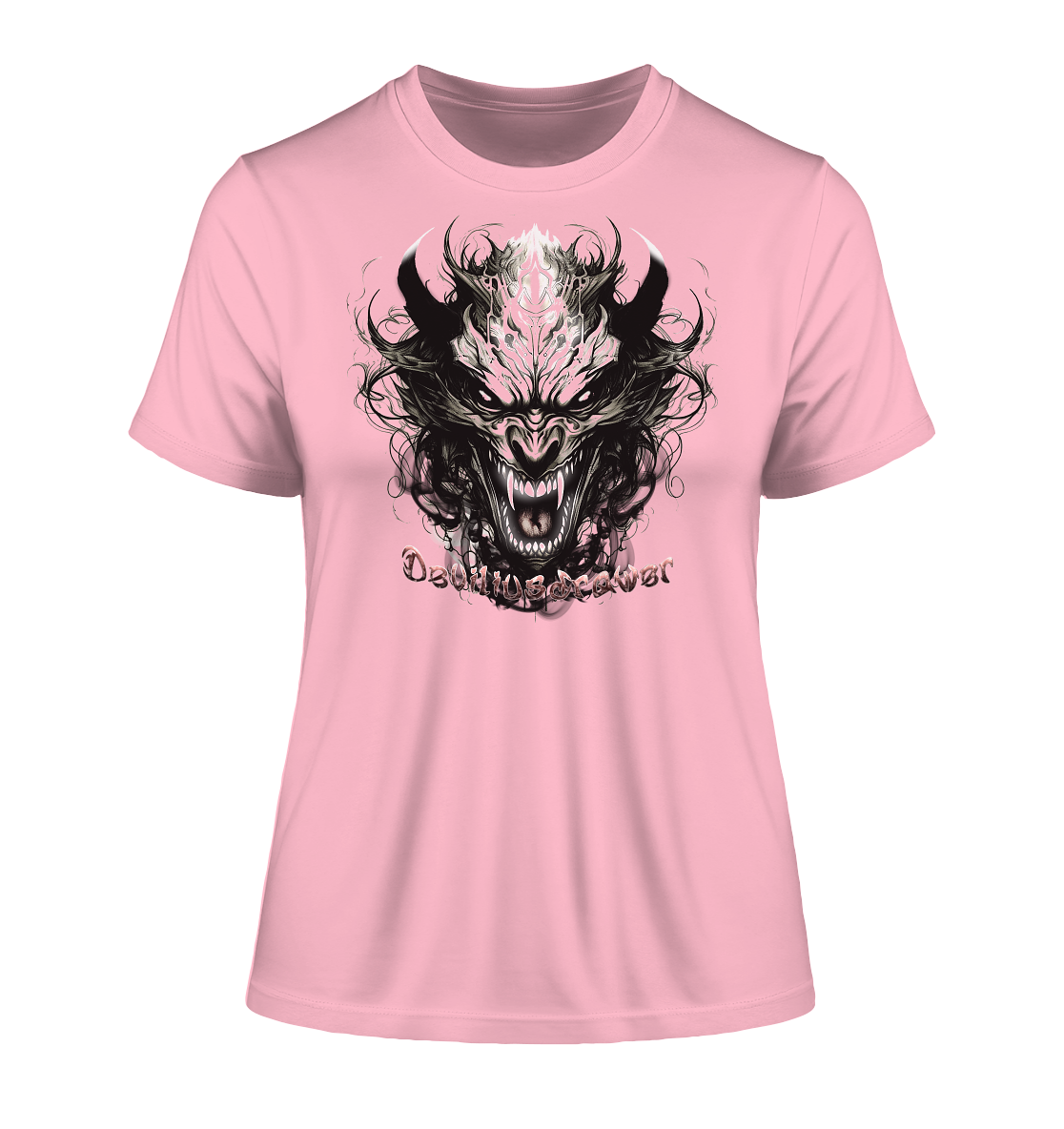 Deviliusdrawer Devil Vampire - Fitted Ladies Organic Shirt