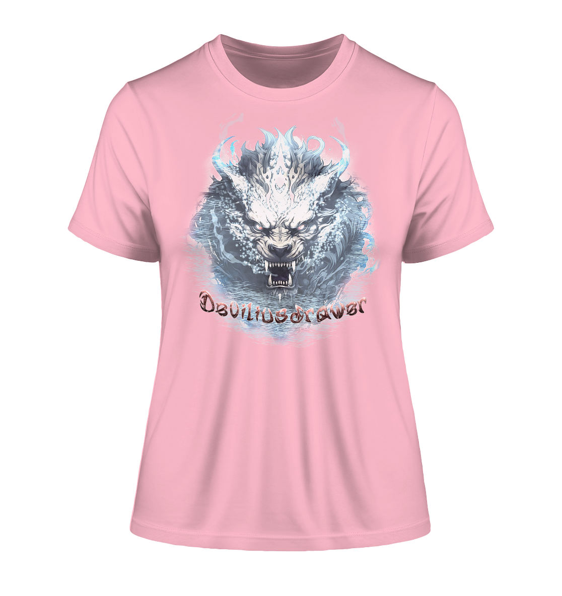 Deviliusdrawer Water Tiger - Fitted Ladies Organic Shirt