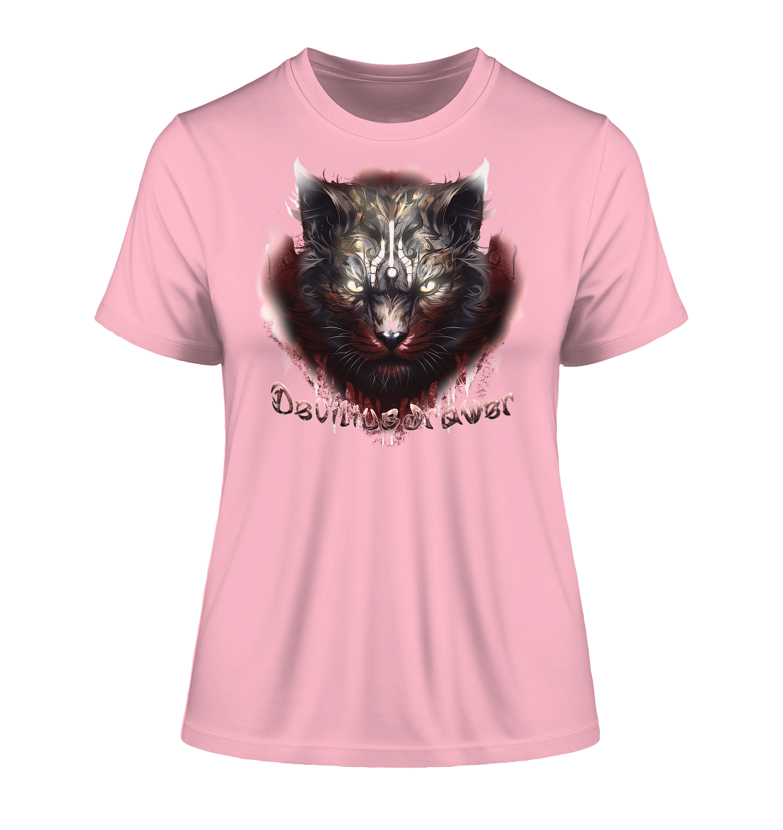 Deviliusdrawer Angry Badass - Fitted Ladies Organic Shirt