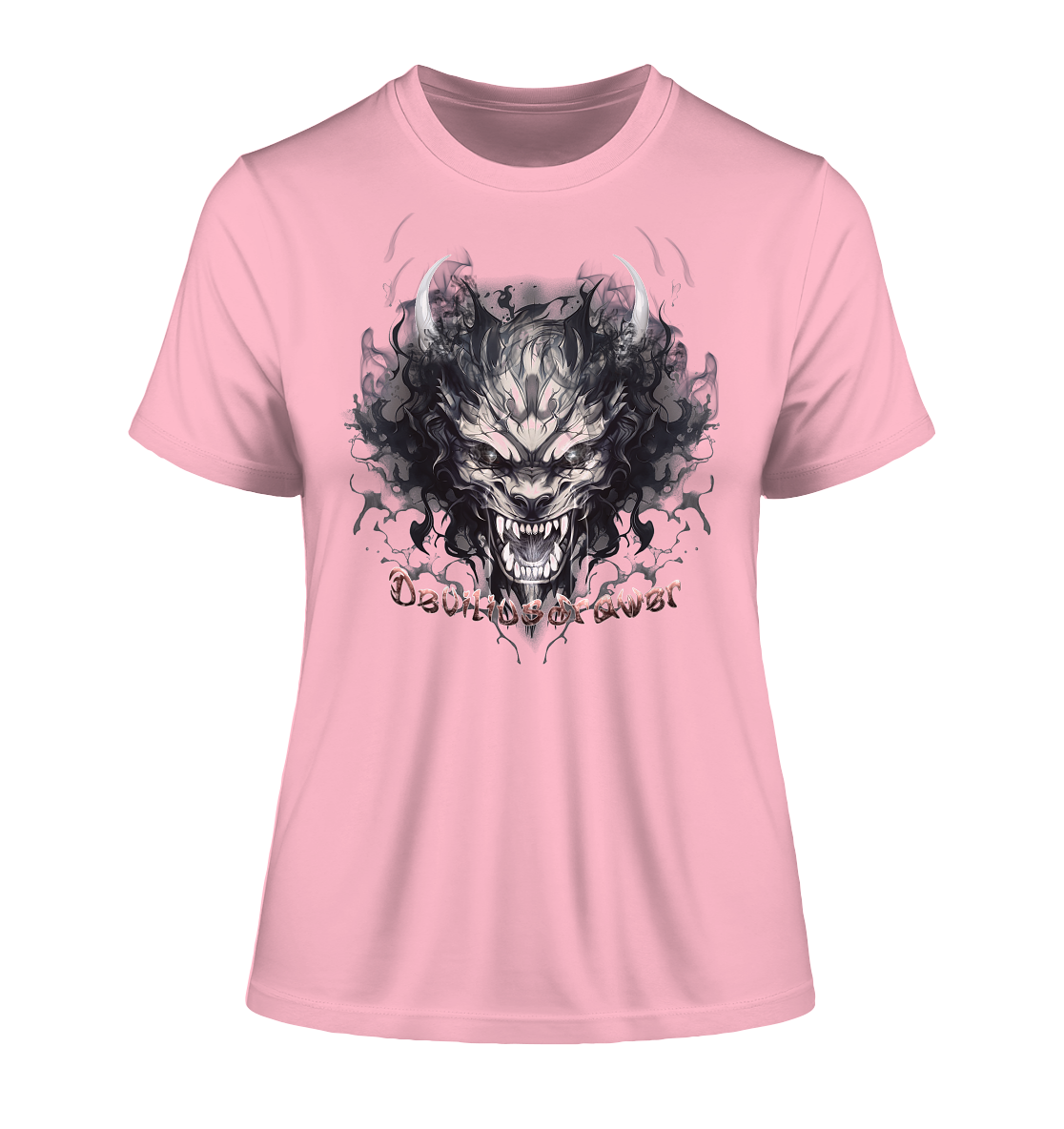 Deviliusdrawer Smoke Beast - Fitted Ladies Organic Shirt