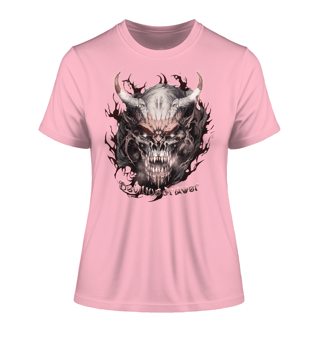 Deviliusdrawer Beast Demon - Fitted Ladies Organic Shirt