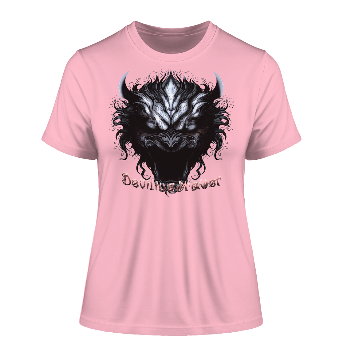 Deviliusdrawer Zombie Demon - Fitted Ladies Organic Shirt